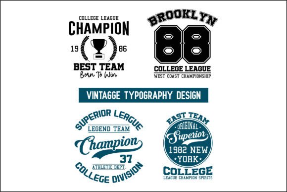 Download Vintage Typography Design 3 - Premium Bundle