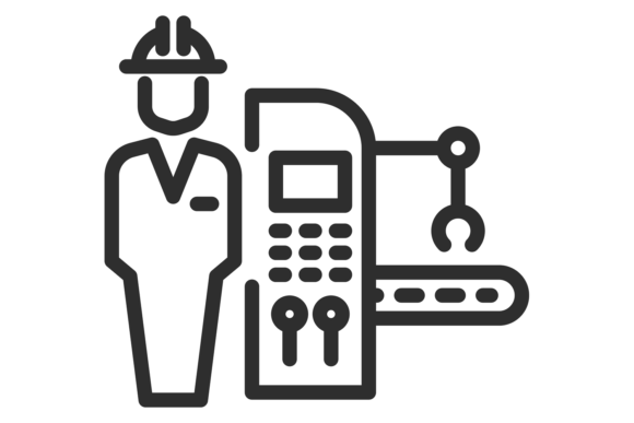 Download Industrial Engineer Line Icon. Factory T - Factory Collection