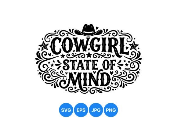 Download Cowgirl Vintage Typography Design - Vintage typography design Collection