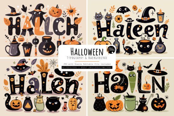 Download Halloween Icons Text Festive Decorations - Festive decorations Collection