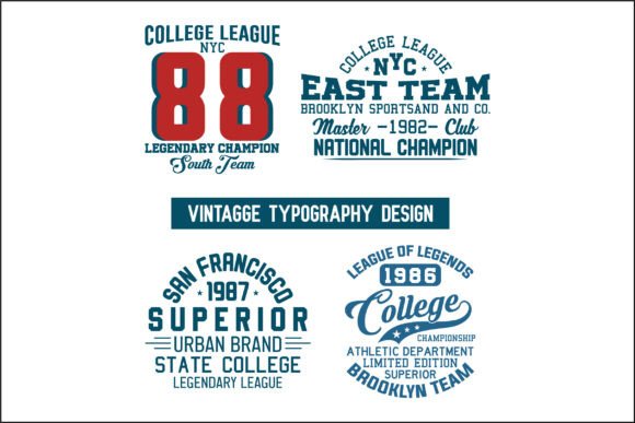 Download Vintage Typography Design 4 - Premium Resources