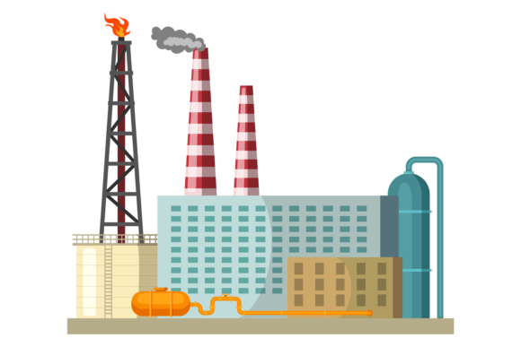 Download Factory Building. Industrial Manufacture - Factory Collection
