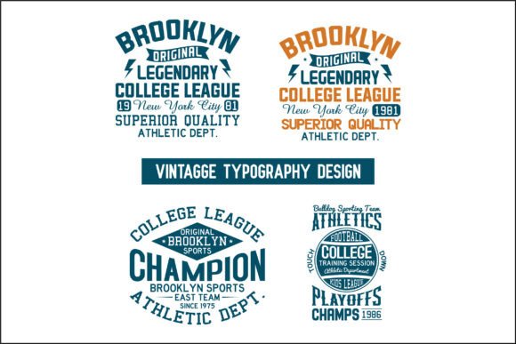 Download Vintage Typography Design 2 - Premium Bundle